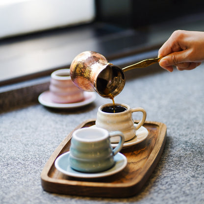 Taza y Plato para Café Ibrik (110ml) – Edición Pierre de Chanterac