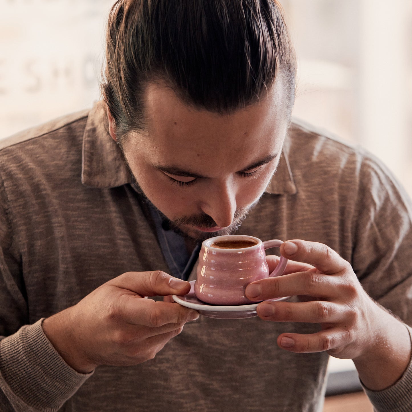 Taza y Plato para Café Ibrik (110ml) – Edición Pierre de Chanterac