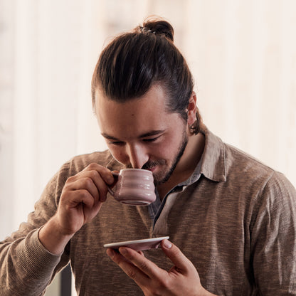 Taza y Plato para Café Ibrik (110ml) – Edición Pierre de Chanterac