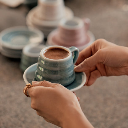 Taza y Plato para Café Ibrik (110ml) – Edición Pierre de Chanterac